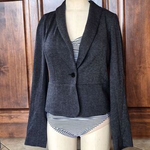 Banana Republic Wool blend Herringbone print Blazer